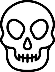 Icon line halloween element on transparent background.