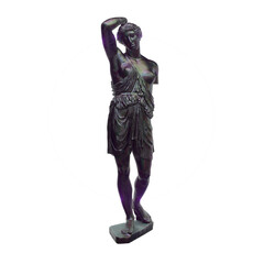Bronze greek woman statue
