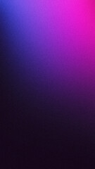 Grainy gradient vertical background purple blue black glowing mobile wallpaper dark backdrop design