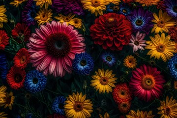 Fototapeta na wymiar flowers background
