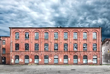 Zelfklevend Fotobehang Old abandoned factory in Poland.  © Marcin Chodorowski