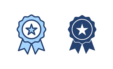 Badge icon vector. Awards icon vector. Achieve sign and symbols