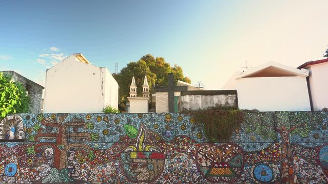Vibrant Artistic Murals in Time-lapse: Zacatlan de las Manzanas, Puebla, Mexico