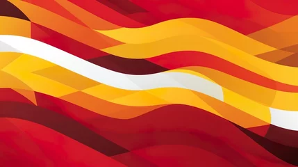 Foto op Canvas Spain national day banner for Espaa Espana or Espan © Yzid ART