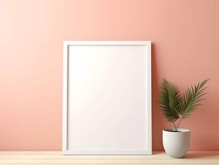 Serene Composition Image Mockup, generative ai