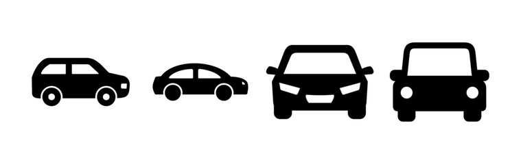Car icon vector. Car sign. sedan