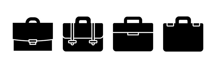 Briefcase icon vector. Portfolio vector icon. suitcase icon