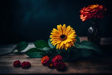 bouquet of sunflowers and flowers