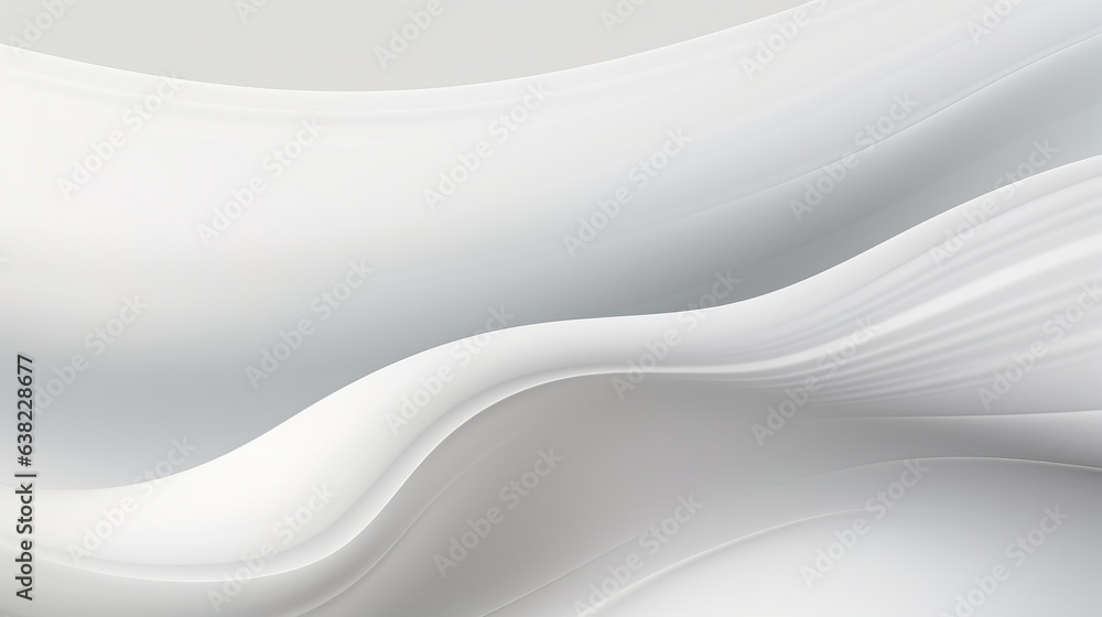 Poster white abstract background with internal texture of waves. the background of a wall. generative ai