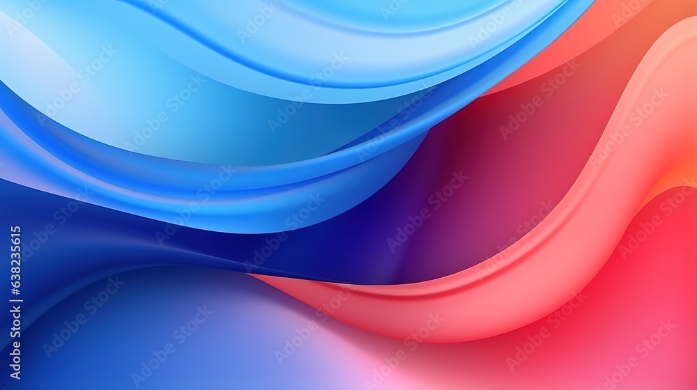 Poster background with a colorful geometric pattern. background design in liquid color. generative ai
