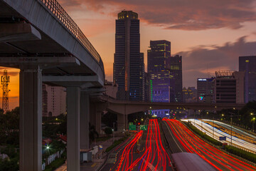 Fototapeta premium view of the city