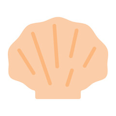 Fototapeta premium shell icon illustration