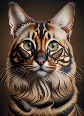 Obraz premium Bengal cat portrait