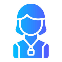 journalist Gradient icon