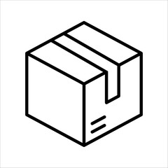 Box icon, design inspiration vector template for interface and any purpose vector illustration on white background