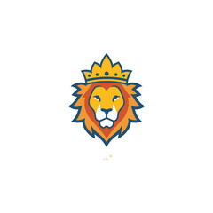 Lion Icon Logo Illustration Vector Design Template