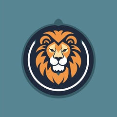 Lion Icon Logo Illustration Vector Design Template