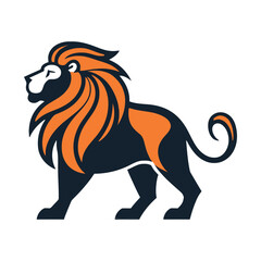 Lion Icon Logo Illustration Vector Design Template