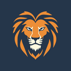 Lion Icon Logo Illustration Vector Design Template