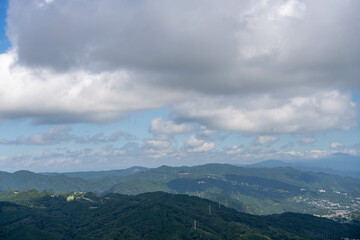 Obraz premium 大室山からの景色