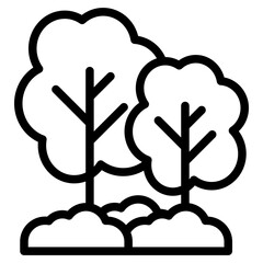 tree icon illustration