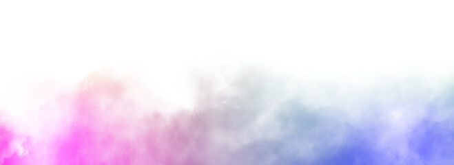color smoke transparent background
