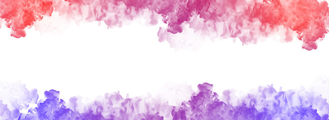 color smoke transparent background