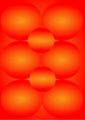 Background yellow and orange