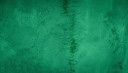 Abstract dark green Wall Background. Beautiful Grunge virid Stucco Backdrop. Decorative Concrete Texture With Copy Space For Design