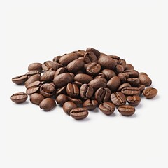 Fototapeta premium coffee beans isolated on white