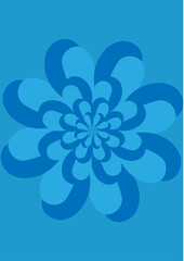 blue flower background