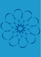 blue flower background