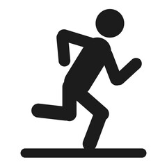 people run Icon Illustration