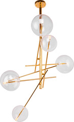 Pendant Light Isolated on white background. Modern interior lighting. Home interior decoration