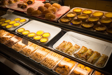 Display of Asian Pastries