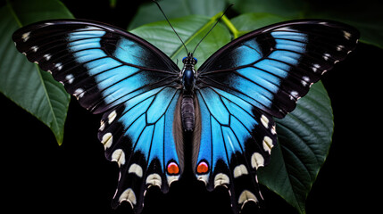 close-up beautiful butterfly