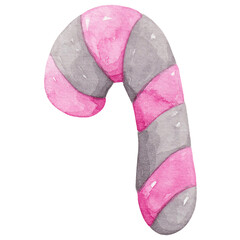 candy halloween watercolor illustration design
