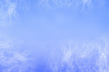 Blue background with snowflakes. Winter background for design