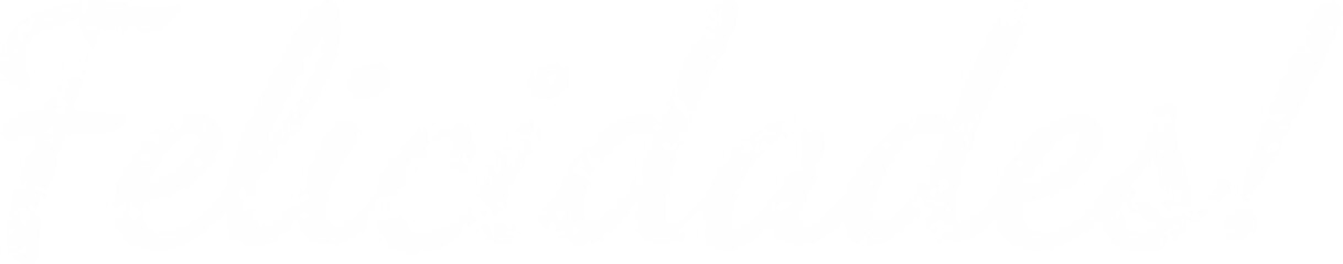 Digital png illustration of white felicidades text on transparent background