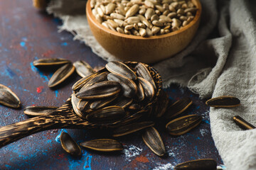 Roasted sunflower seeds