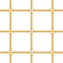 Vector modern geometric tiles pattern. Abstract art deco seamless luxury background.



