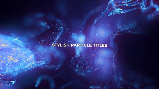 Stylish Particle Titles