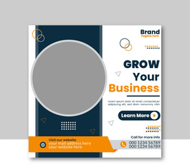 Modern Business Social Media Post Design Template