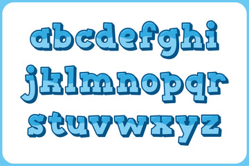 Versatile Collection of Water Alphabet Letters for Various Uses