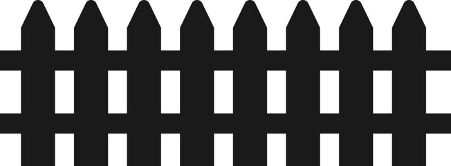 농장 울타리 벡터 일러스트