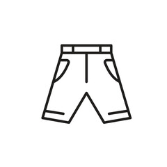 boxer shorts icon vector element design template