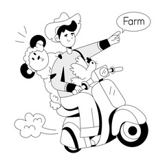 Farmer Scooter