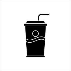 Soda Glass Icon, Beverage Glass Icon