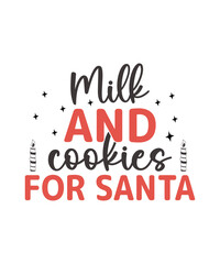 Milk and cookies for Santa