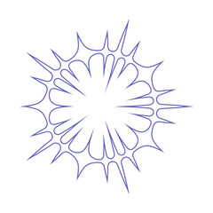3d rendered illustration of a snowflake